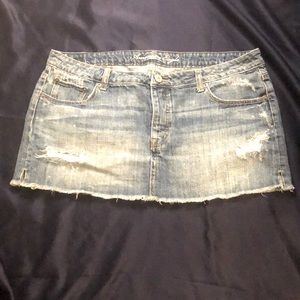 American Eagle Jean Skirt size 14